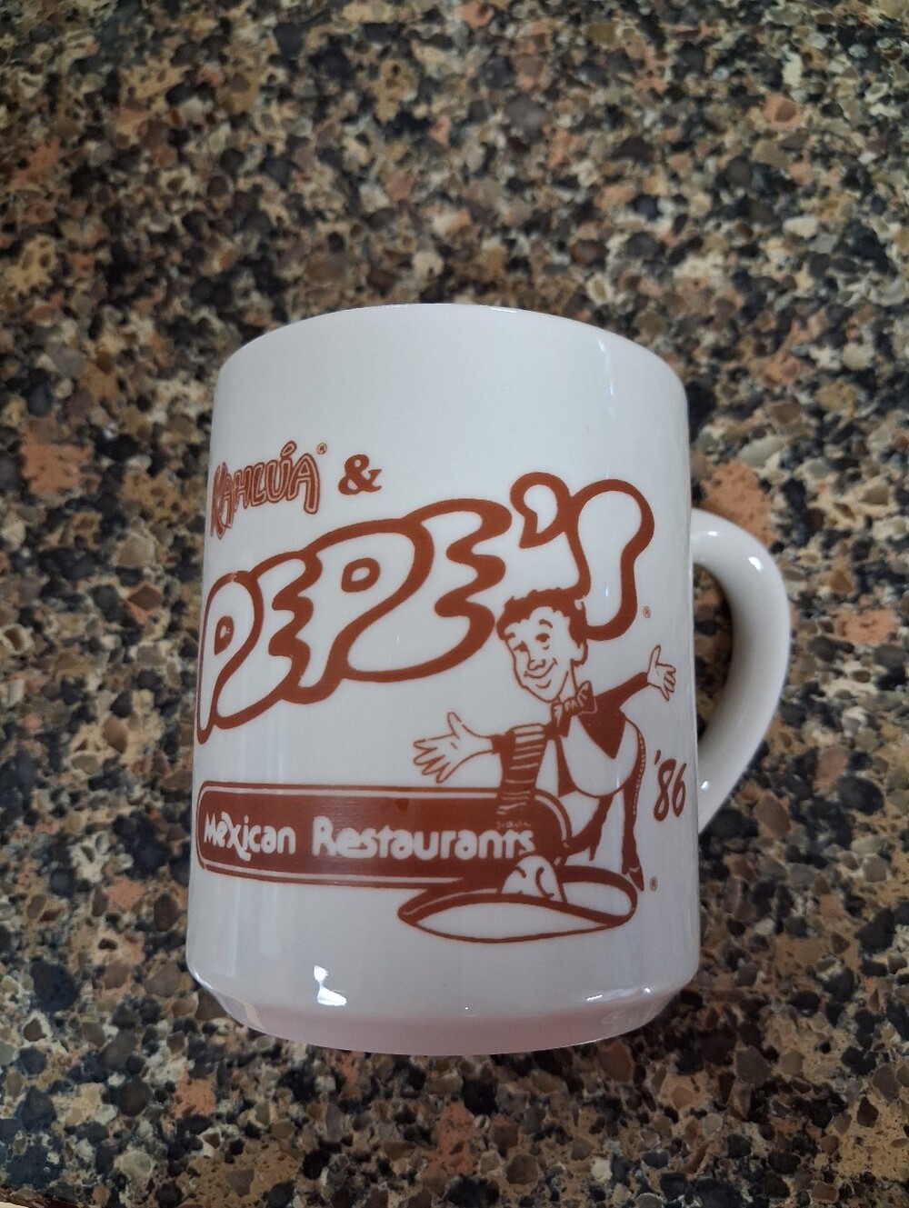 Pepe's Mexican Restaurant/Kahlua 1986 Mug